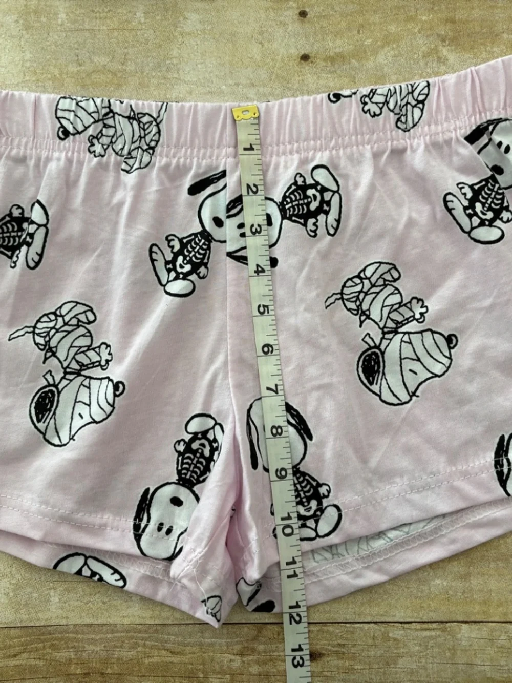 2 Pair Snoopy Peanuts Sleep Lounge Shorts Halloween Size M NWOT